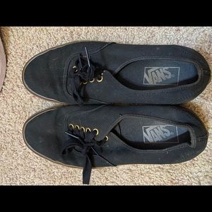 Vans black shoes